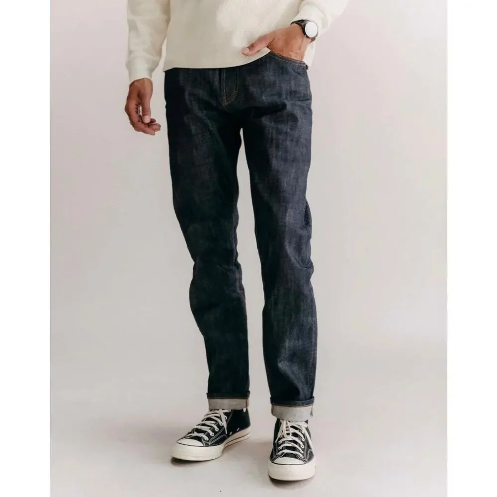 Taylor Stitch The Slim Organic Selvage Jeans 28 NEW Natural Indigo Dark Denim